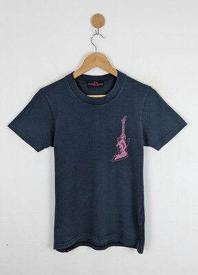 Hysteric Glamour Guitar Girl Hys Girl Back print HG shirt | eBay