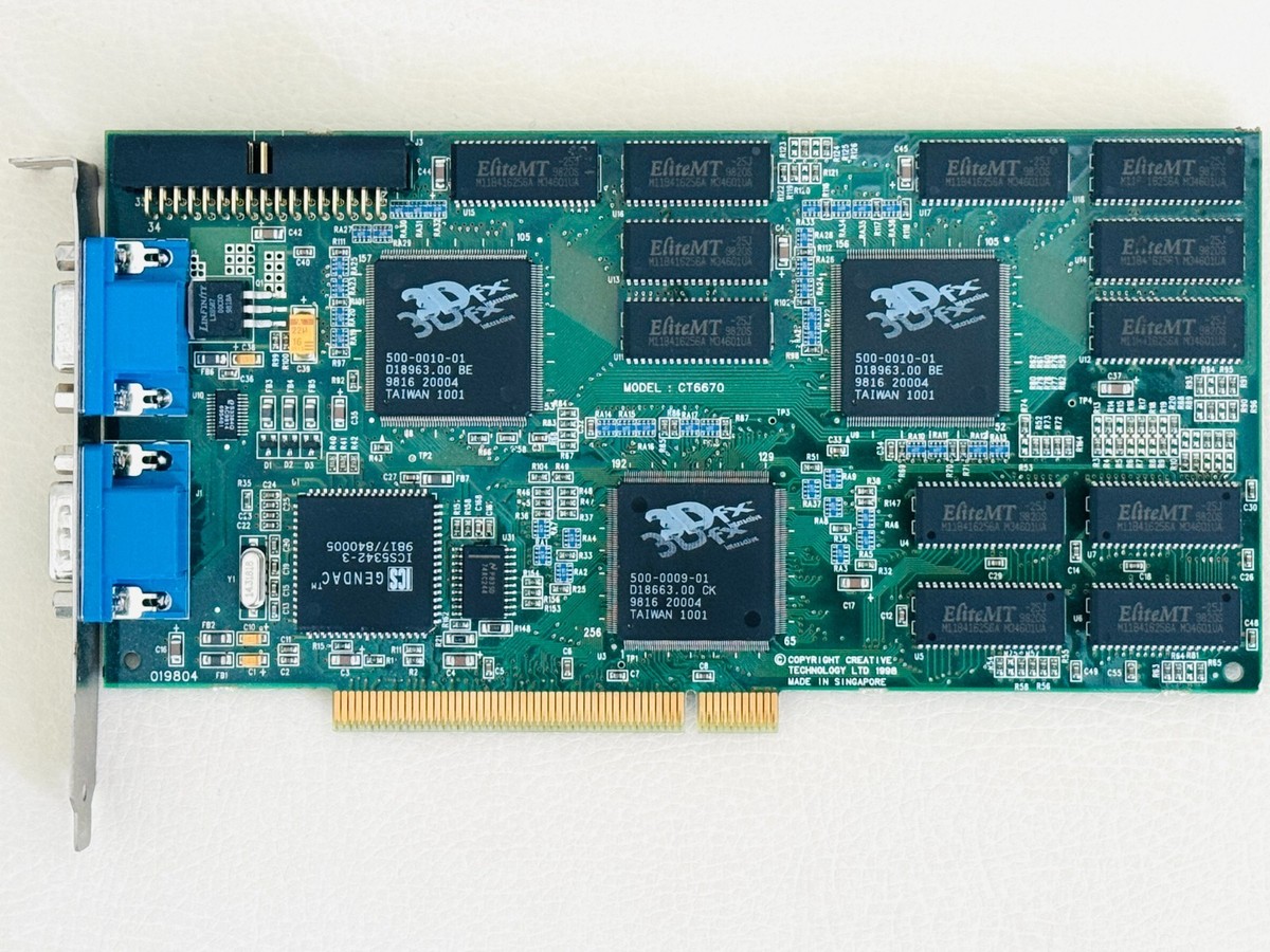 K*K様 3D Blaster Voodoo2CT6670 PCIビデオカード 3D Blaster