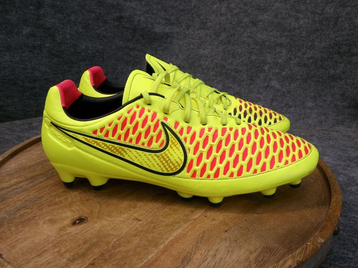 Nike Magista Orden FG Lemon Yellow Kanglite Soccer Cleats Men 11.5
