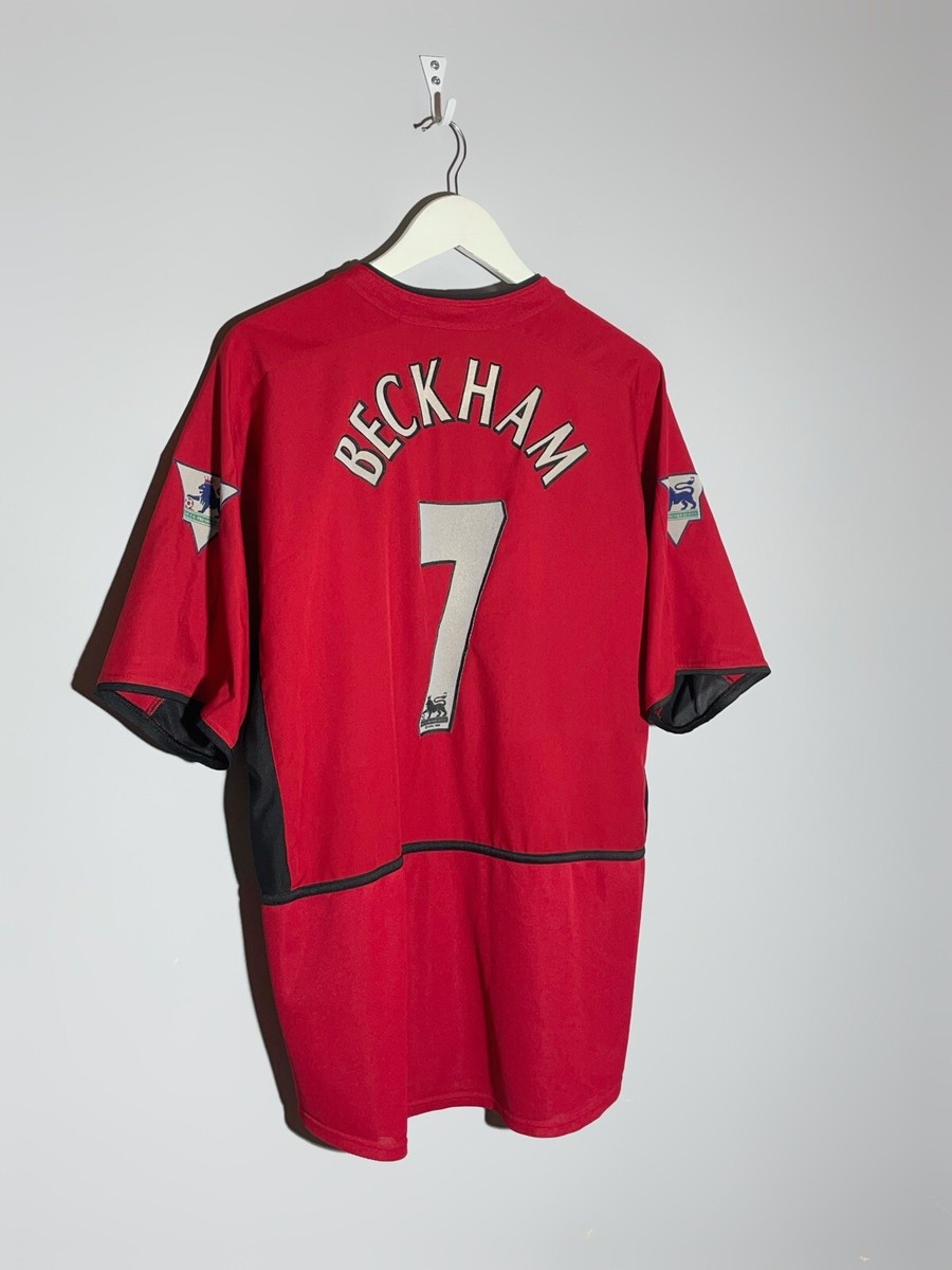 7 Beckham Manchester United Nike 2003/04 Home Football Shirt