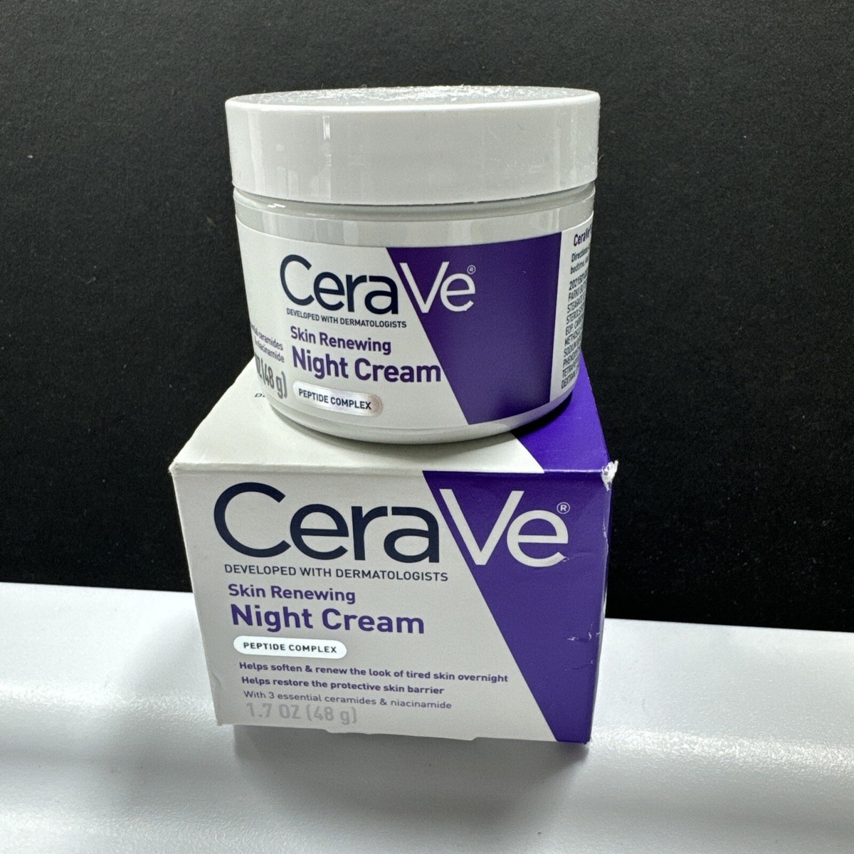 Cerave Skin Renewing Night Cream - 1.7oz (48g) Helps Soften+Renew