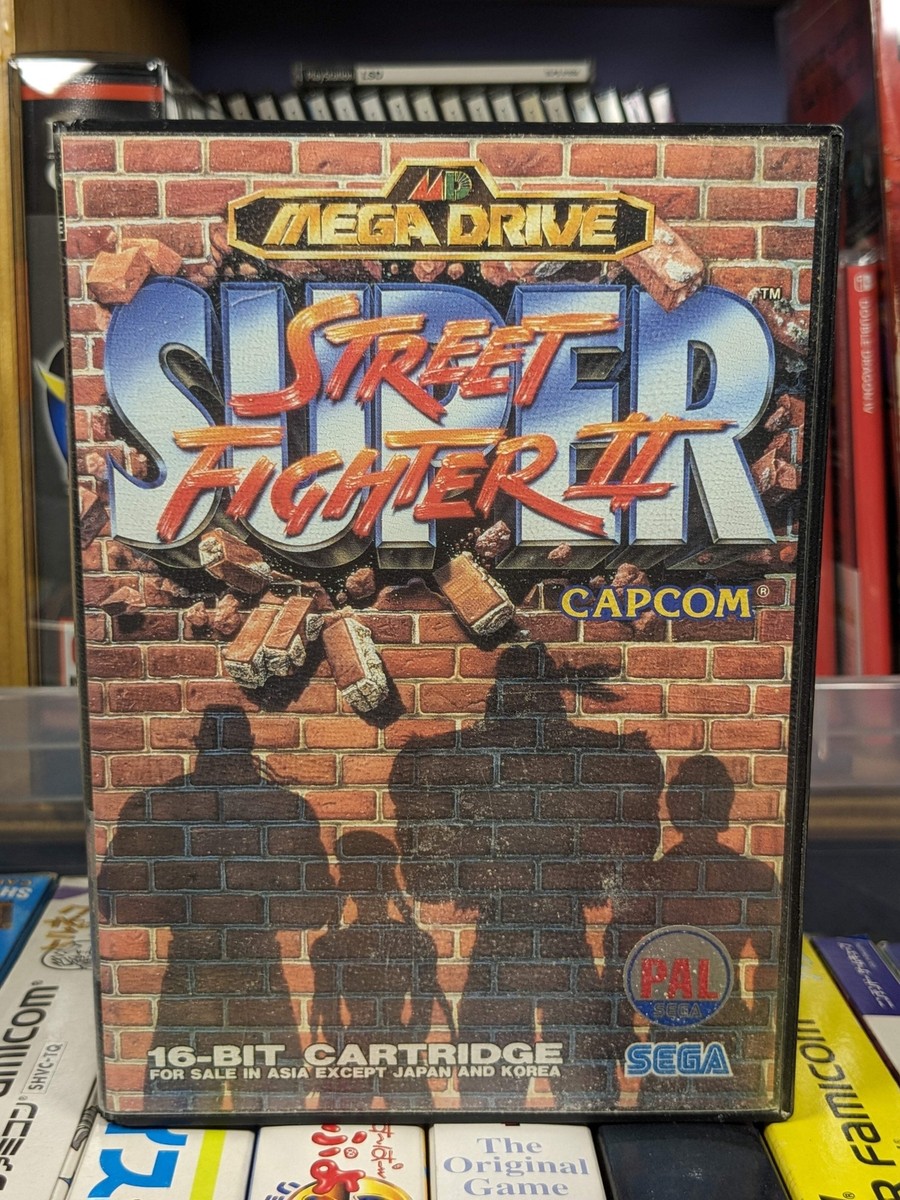 Super Street Fighter II Sega Mega Drive Asia Asian Complete CIB