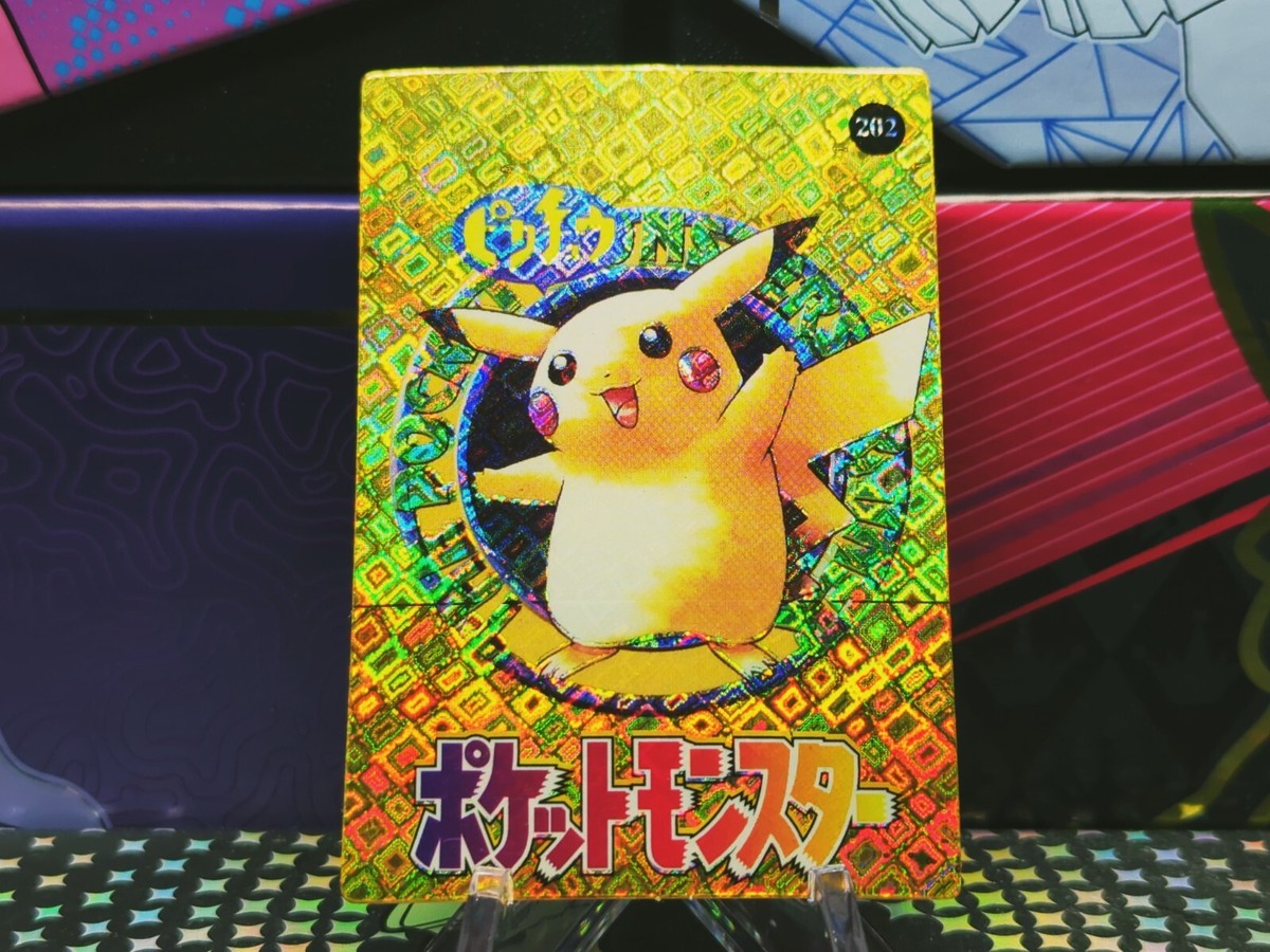 Pokemon Pocket Monsters Vending Prism Holo Vintage Sticker #202