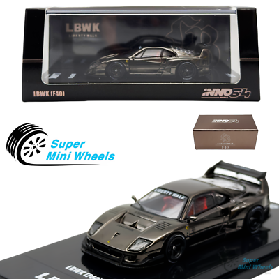 INNO64 1:64 LBWK F40 Chrome Black | eBay