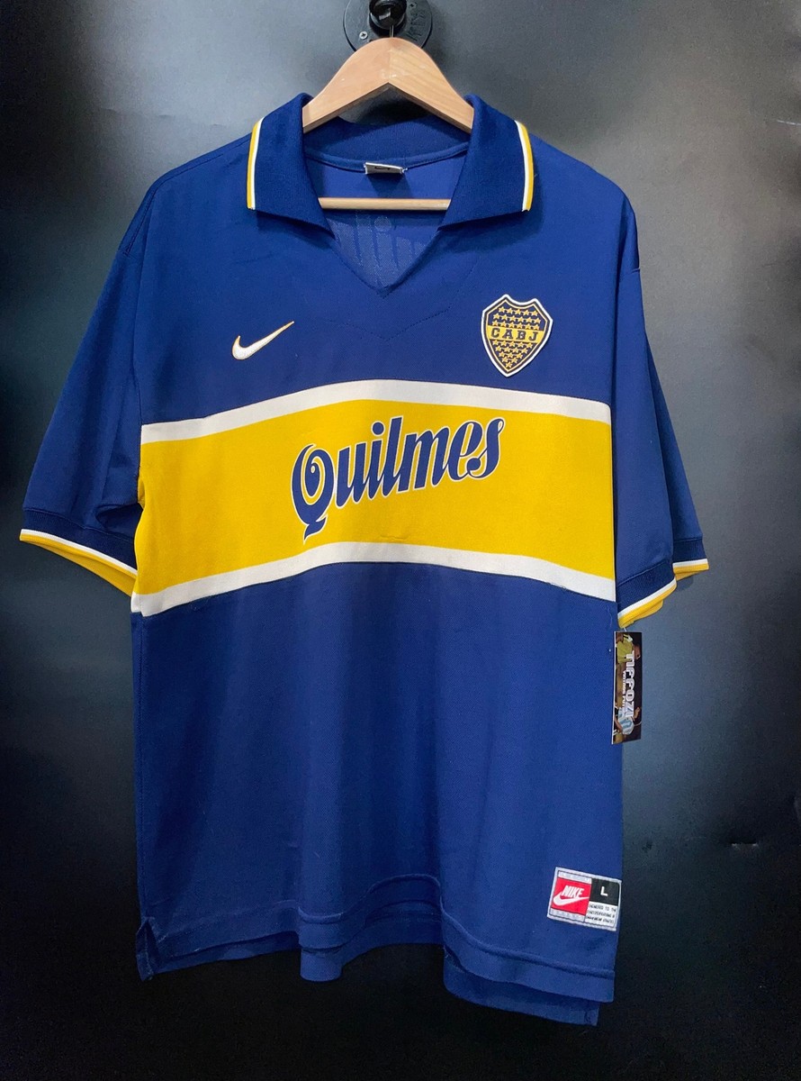 BOCA JUNIORS 1997-1998 ORIGINAL JERSEY Size L | eBay