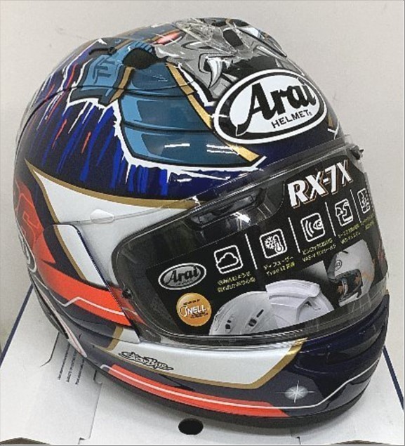 ARAI RX-7X PEDROSA SHOGUN FULL FACE HELMET NEW 57-58 CM SIZE M | eBay