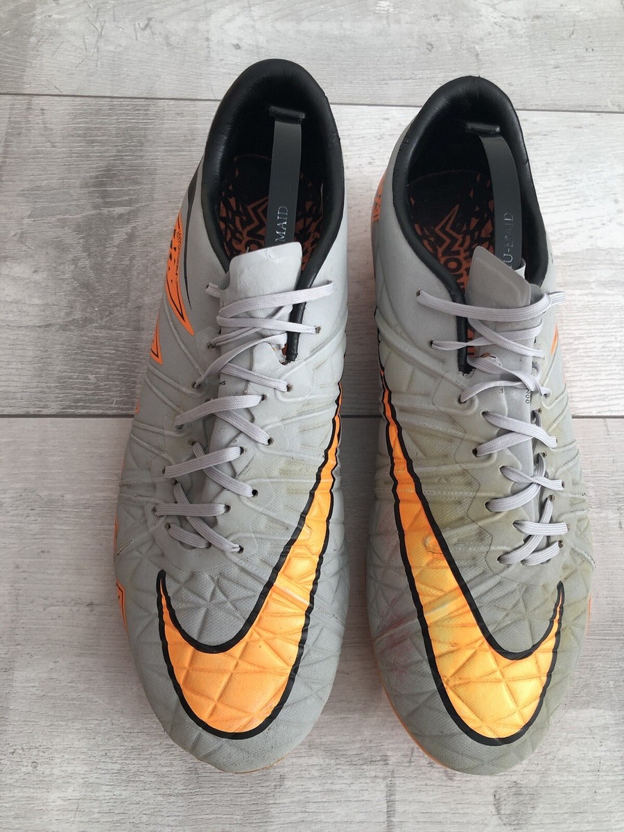 Nike Hypervenom Phinish Orange Gray ACC Football Boots Cleats US9