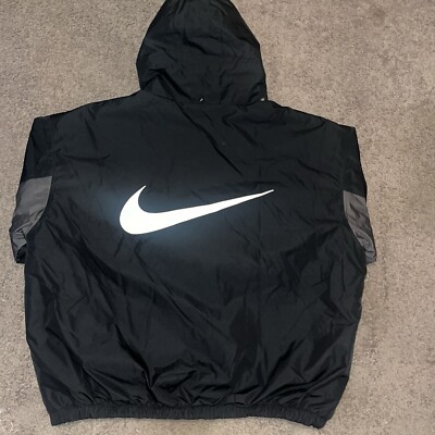 New XXL Nike Sportswear Solo Big Swoosh Puffer Down Jacket Black