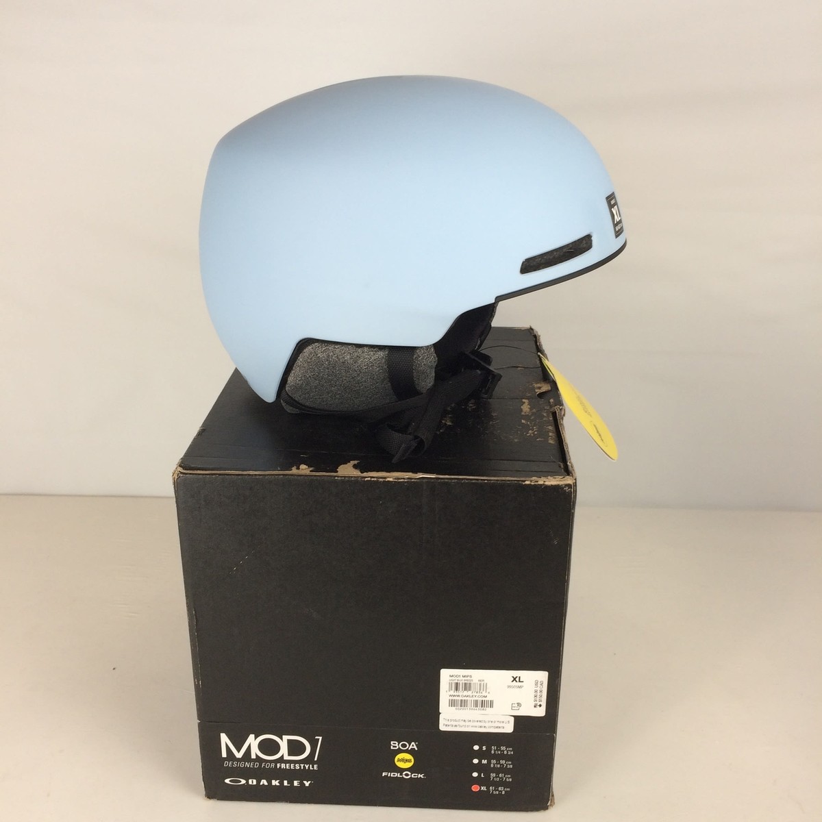Oakley MOD1 MIPS Snow Helmet, Light Blue Breeze, X-Large | eBay