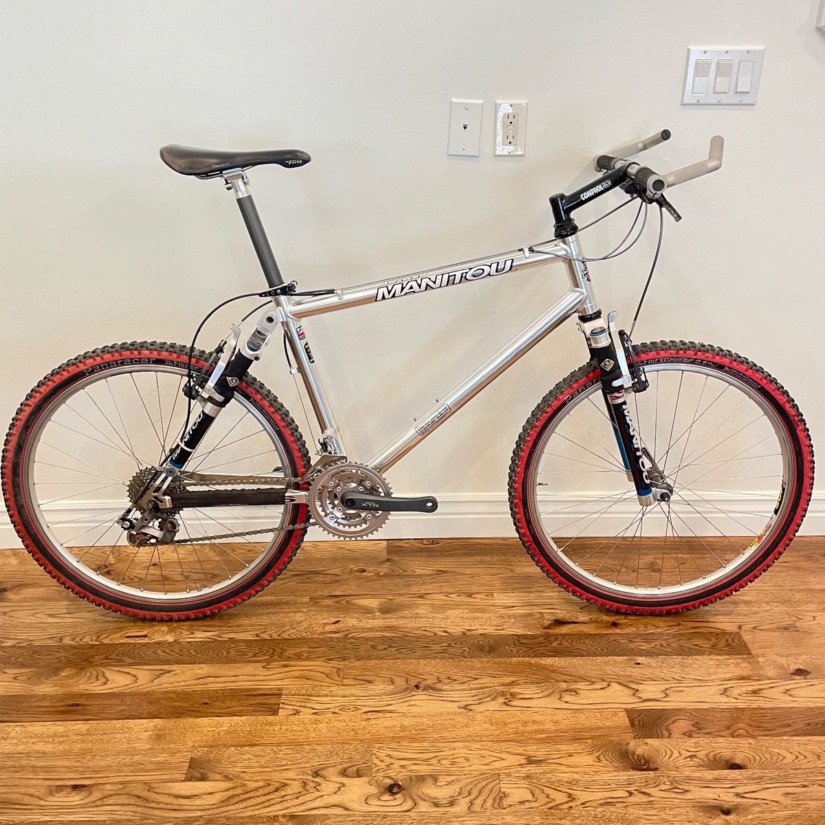 Vintage Manitou Answer FS Mountain Bike XTR Ringle Original Double