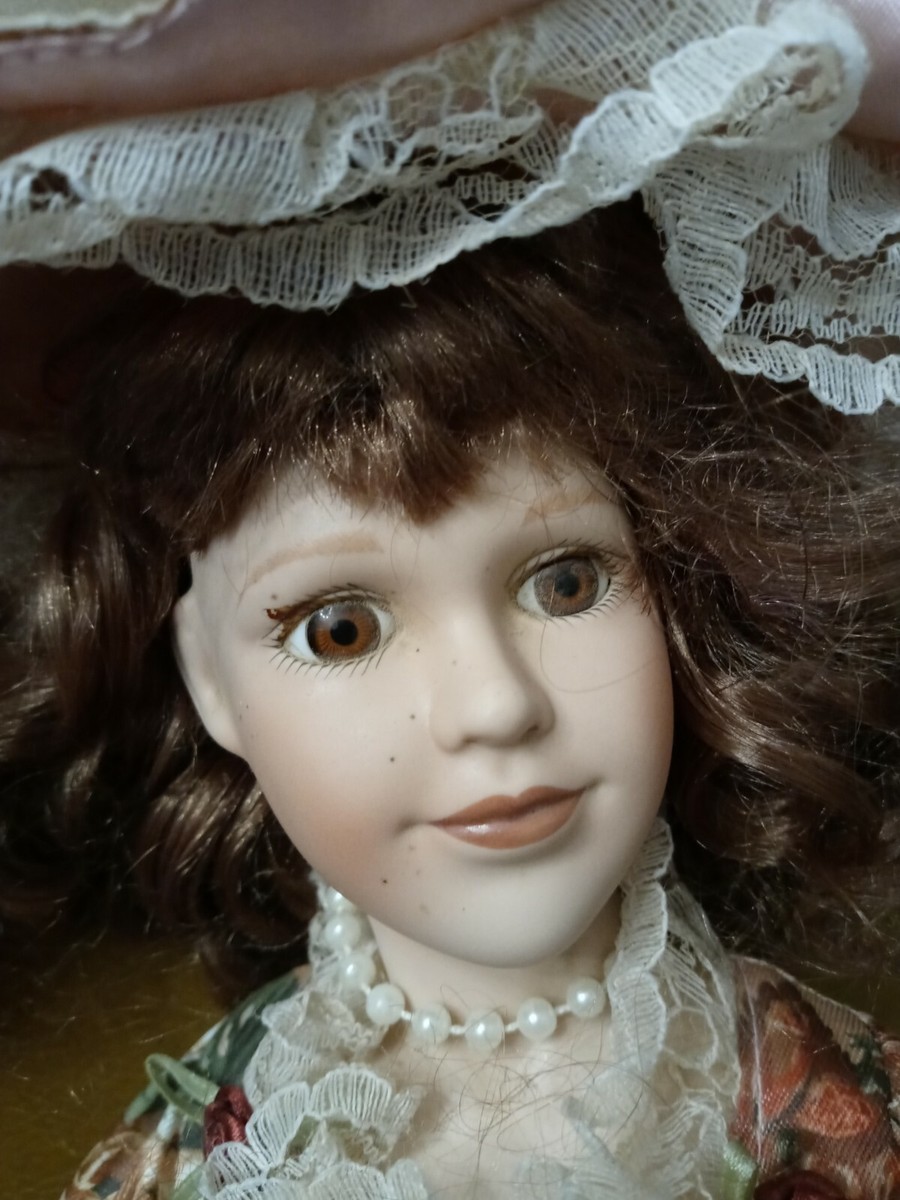 Vintage Tall Porcelain Doll 22