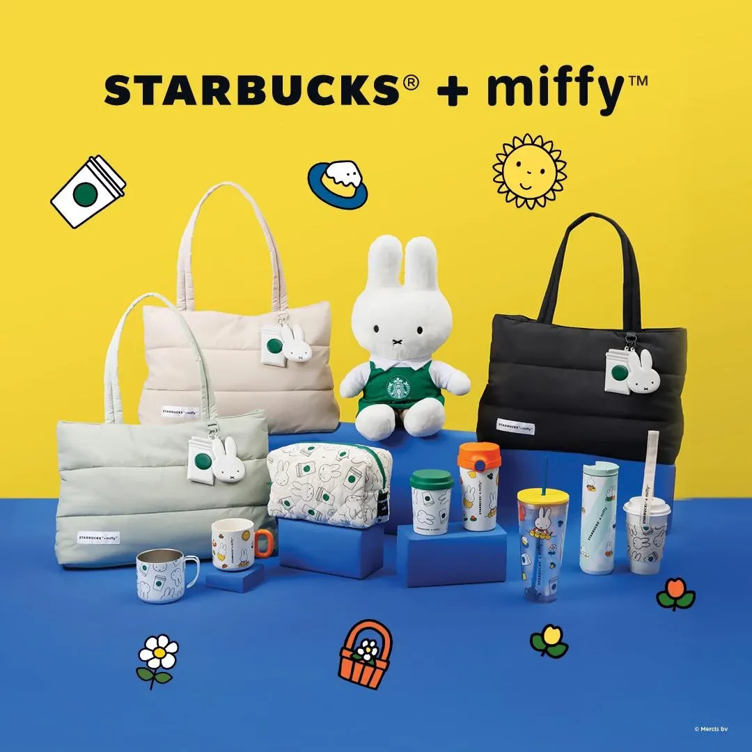 Starbucks X Miffy Mug / Cold Cup / Tumbler / Bag/ Pouch Collection
