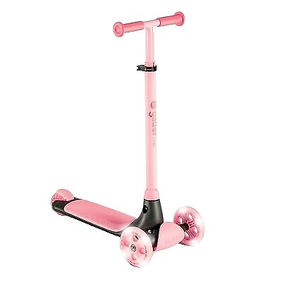 Yvolution Y Fliker F1 Flow Kids Drifting Scooter Pink Outside Toy