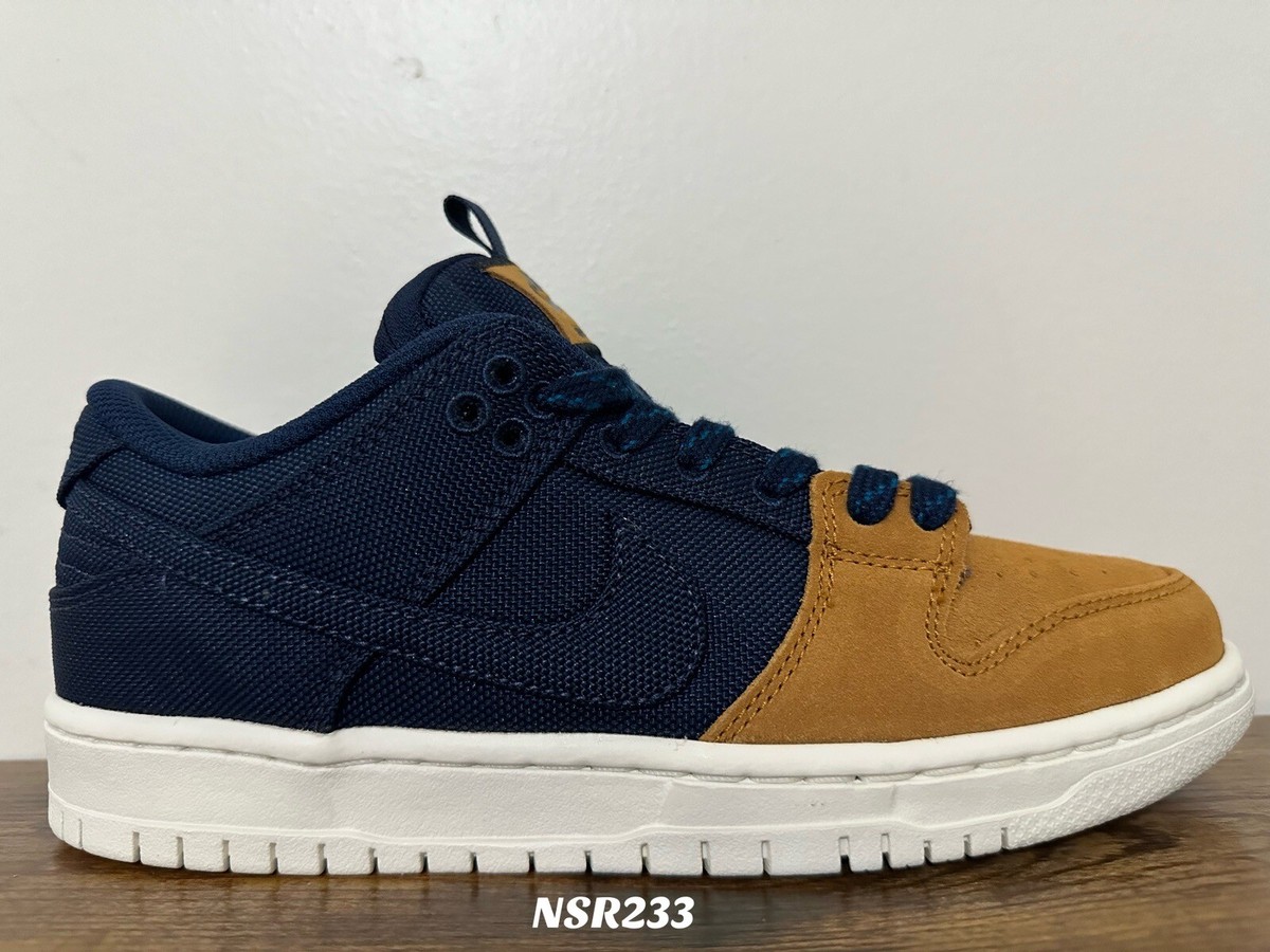 NIKE DUNK LOW SB PRO PRM NAVY DESERT OCHRE 90s BACKPACK DX6775-400