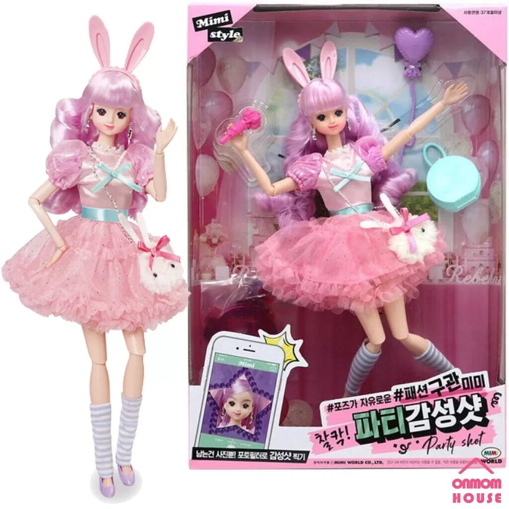 Mimi World Fashion Mimi Party Shot Korean Barbie Ball Joint Doll