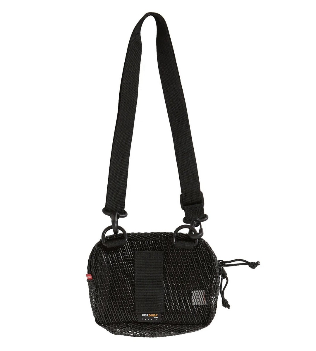 SS20 Supreme Black Shoulder Mesh Side Bag Cordura - NEW In Factory