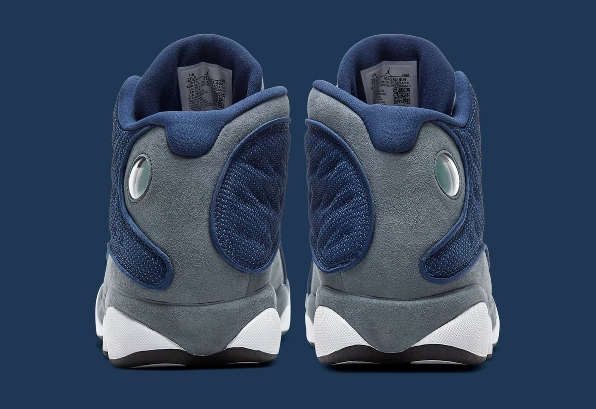 Nike Air Jordan XIII 13 Flint size 9.5. Grey Retro Navy White Gray