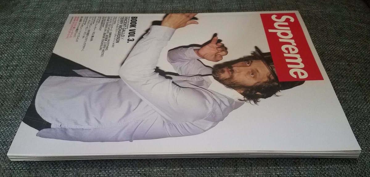 Supreme Book Vol. 3 Vincent Gallo with Multi-Bag and Stickers 2008
