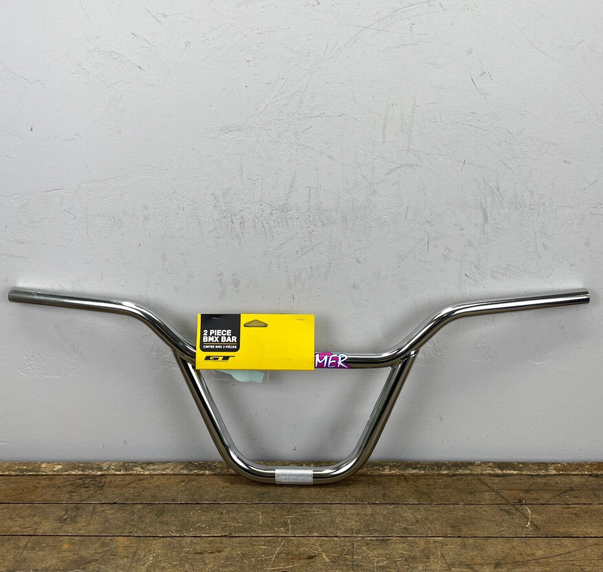 GT Pro Performer BMX Handlebar Chrome Fits Old School BMX