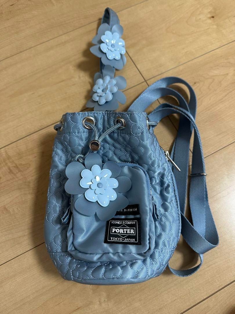 CECILIE BAHNSEN x PORTER Bonsac Mini Bag 2Way Bag Gracian Blue