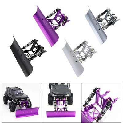 Alloy Adjustable Plow Snow Sand Shovel Crawler For 1/18 RC Crawler