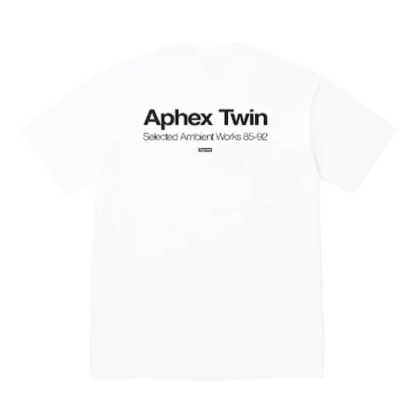 SUPREME SS25 APHEX TWIN AMBIENT WORKS TEE BLACK WHITE M-XL | eBay
