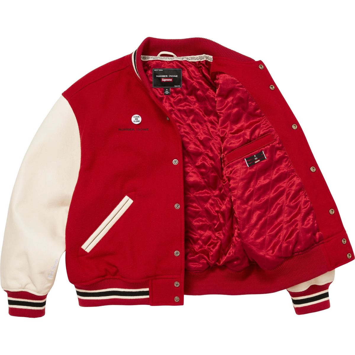 Supreme x Number (N)ine x Mickey Mouse Varsity Jacket 2colors FW25