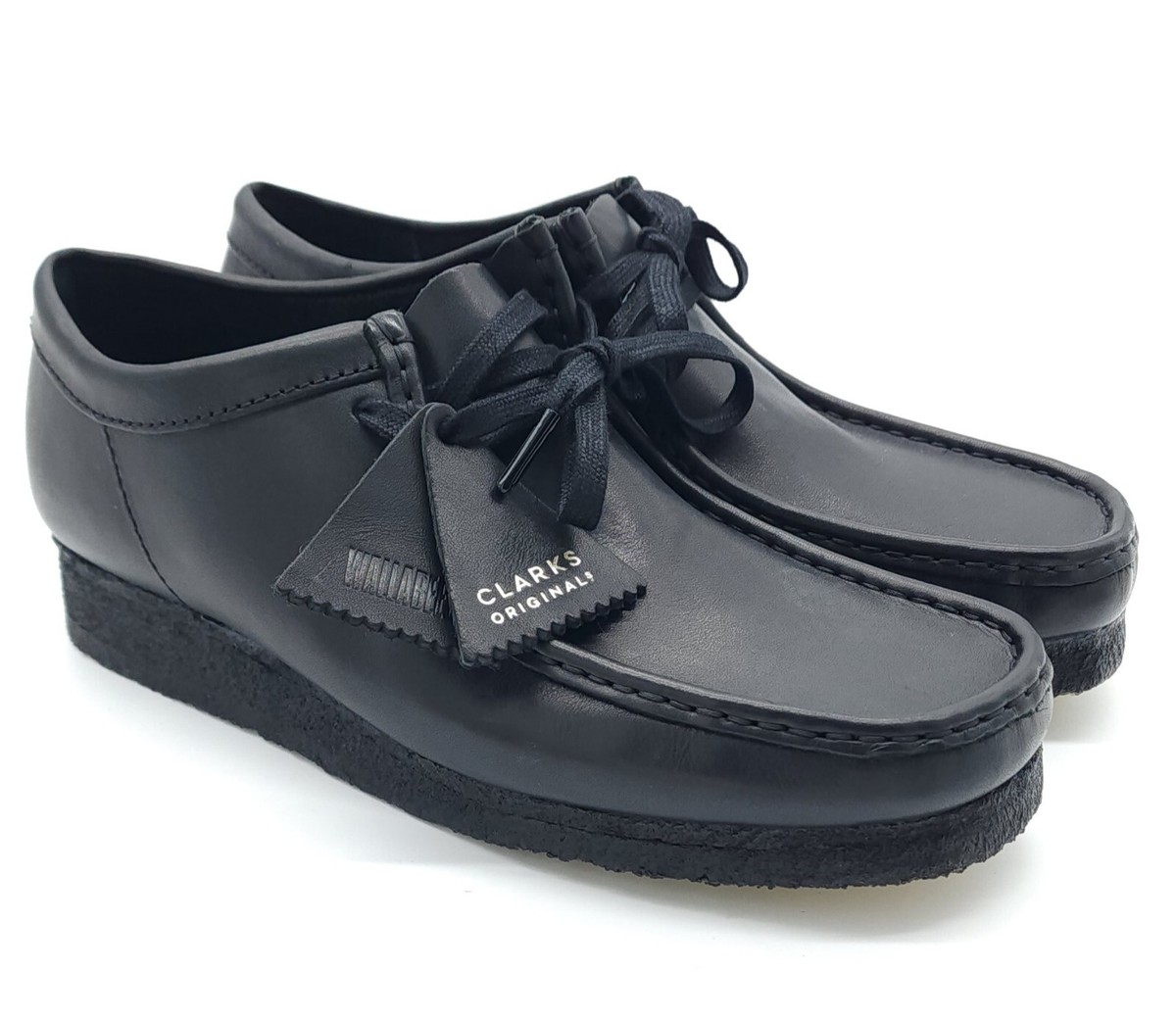 Clarks Wallabee Original Black Smooth Leather Limited Edition