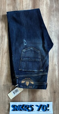 Diesel x adidas Originals adi-larkee Vintage Blue Jeans Mens 32 x