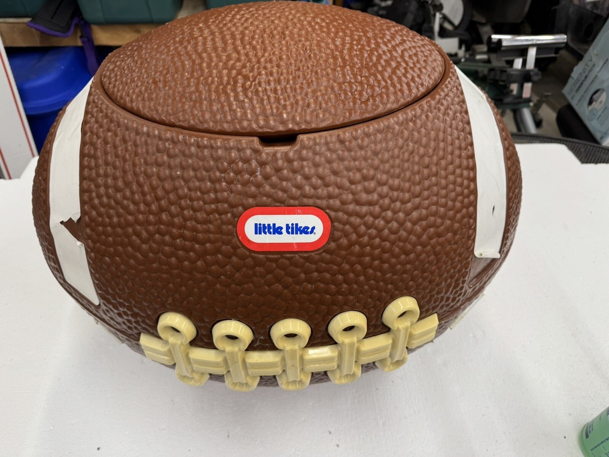 Vintage 1975 Little Tikes Football Toy Box Chest w/Lid Tailgating