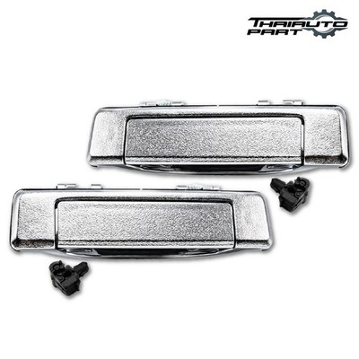 DOOR HANDLE OUTER LH RH CHROME FIT MAZDA B2000 B2200 B2600 PICKUP