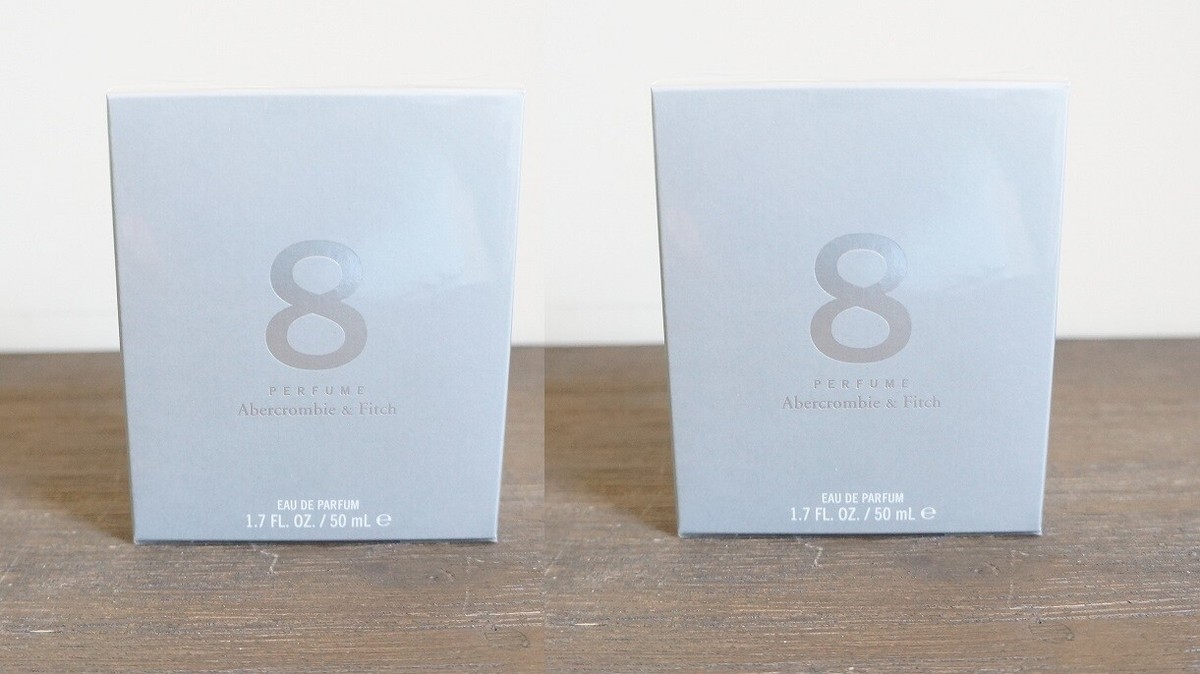 2 x Abercrombie & Fitch 8 Eight Perfume 1.7 oz Women 100