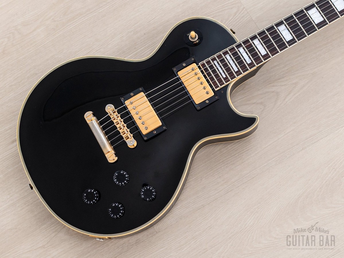 1990 Orville by Gibson Les Paul Custom Black Beauty LPC-EB w/ 490