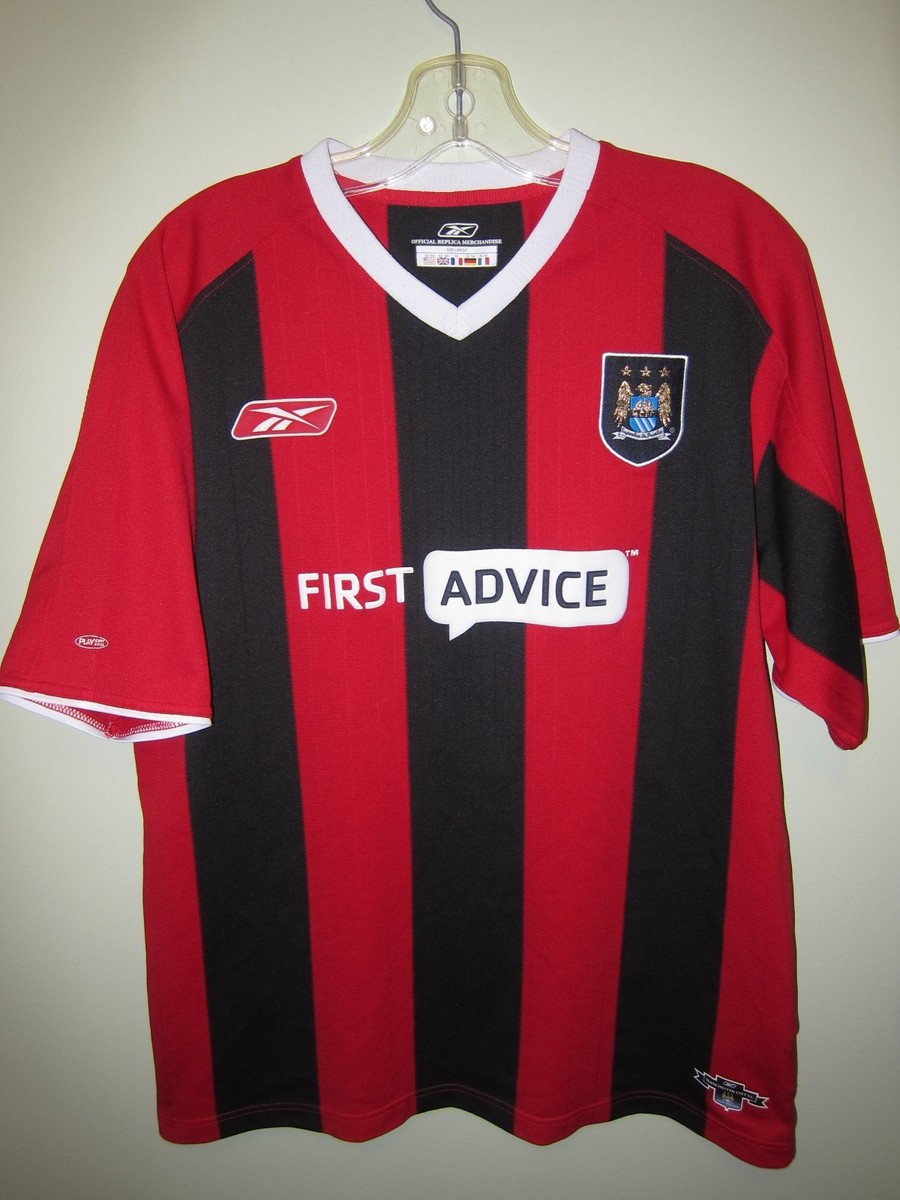 vintage Manchester City 2003-04 away shirt Reebok jersey XL 42/44