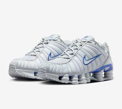 Nike Shox TL Wolf Grey Racer Blue Metallic Silver Men's Sz 9