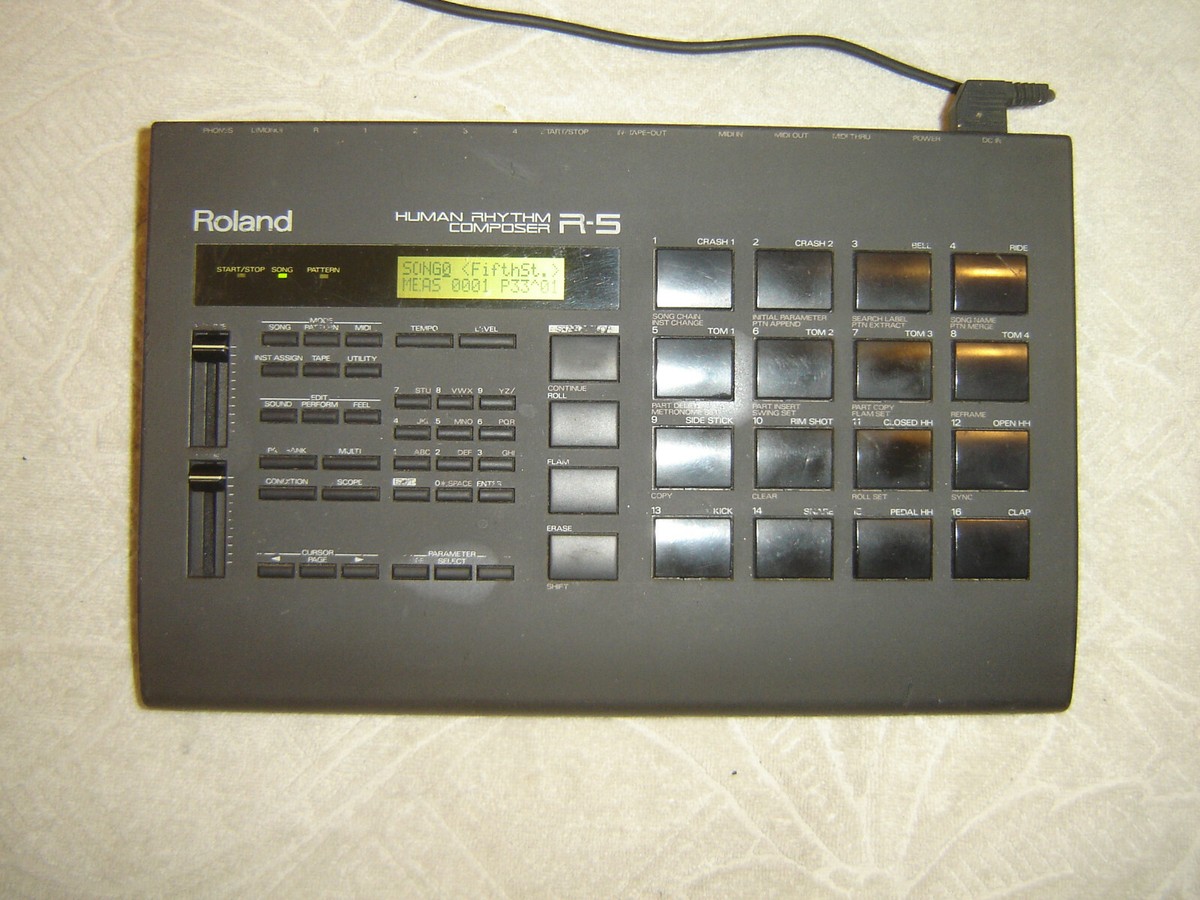 Roland R-5, Human Rhythm Composer, Drum Machine, Vintage Unit | eBay