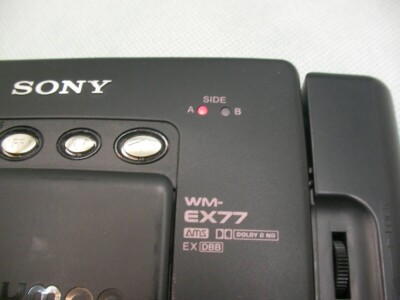 SONY WM-EX77 Cassette Player Walkman DOLBY B NR Black Good | eBay