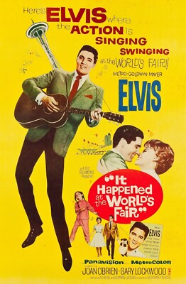 1963 It Happened At The Worlds Fair Movie Poster 11X17 Elvis