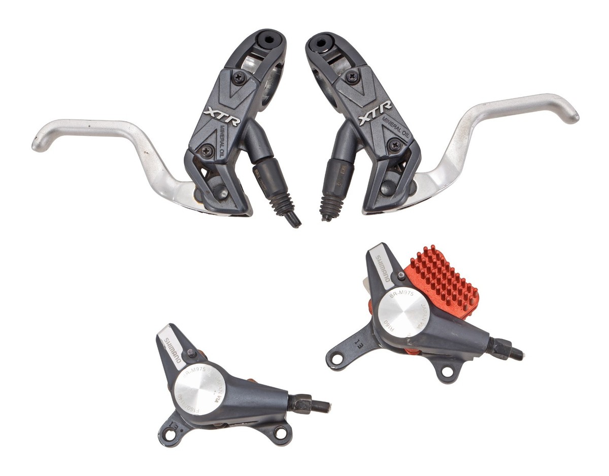 Shimano XTR BL-M975 MTB Hydraulic Disc Brake Set Levers + Calipers