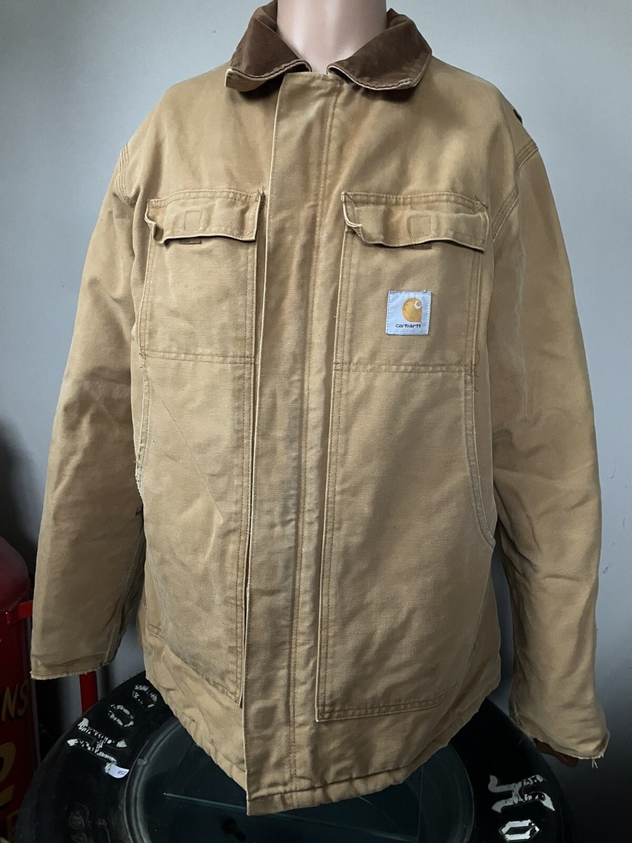 Vintage Carhartt Arctic Quilt Lined Full Zip Jacket CQ186 Men's