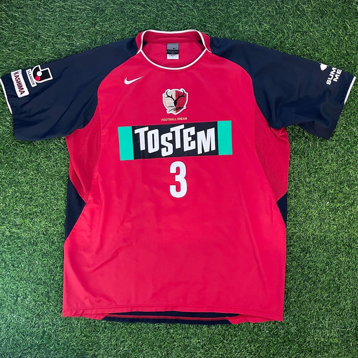Kashima Antlers 2005 Official Jersey Shirt Kit - JPN 2XL / US XL