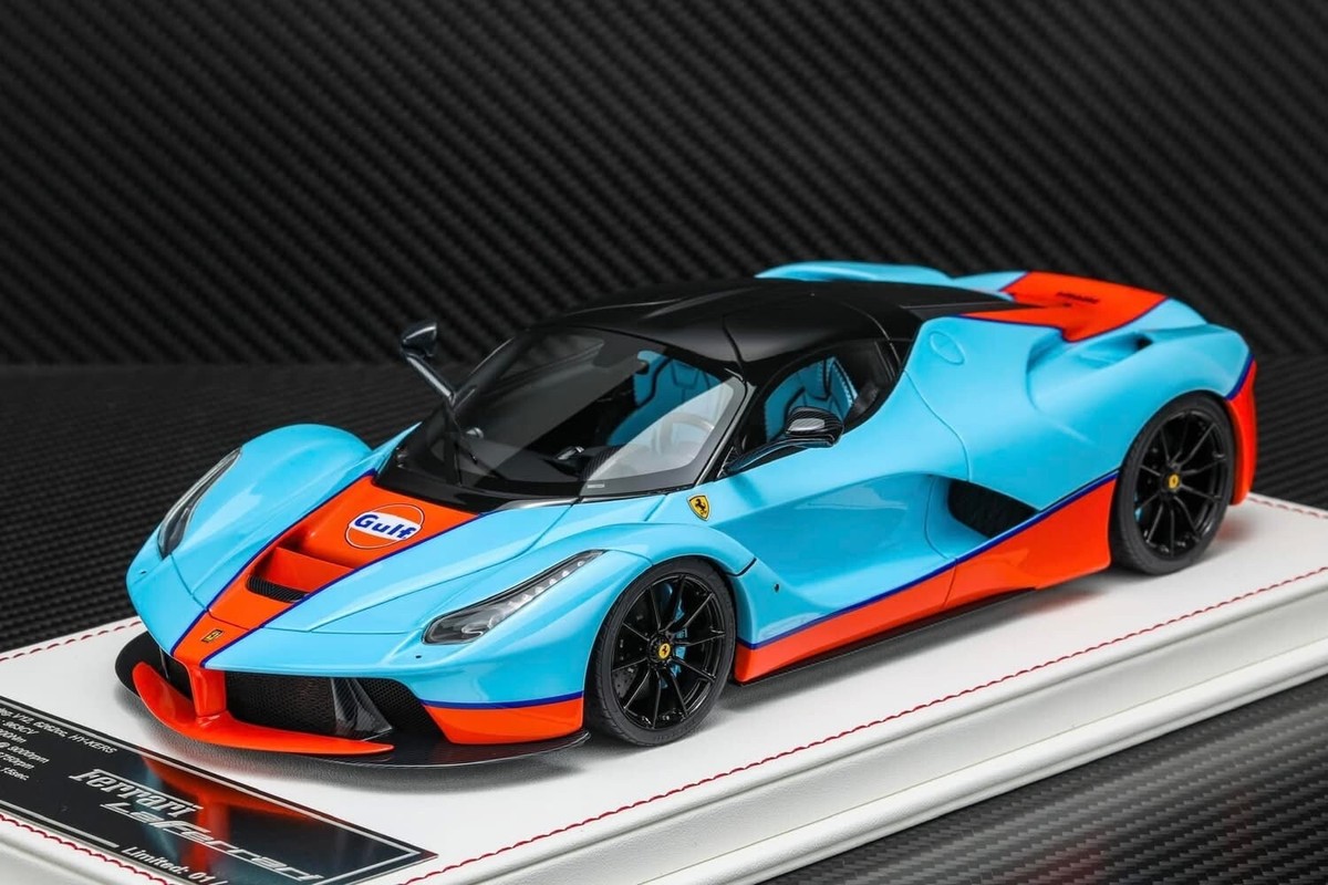Ferrari LaFerrari (Gulf Livery) [Davis & Giovanni] 1:18 scale | eBay