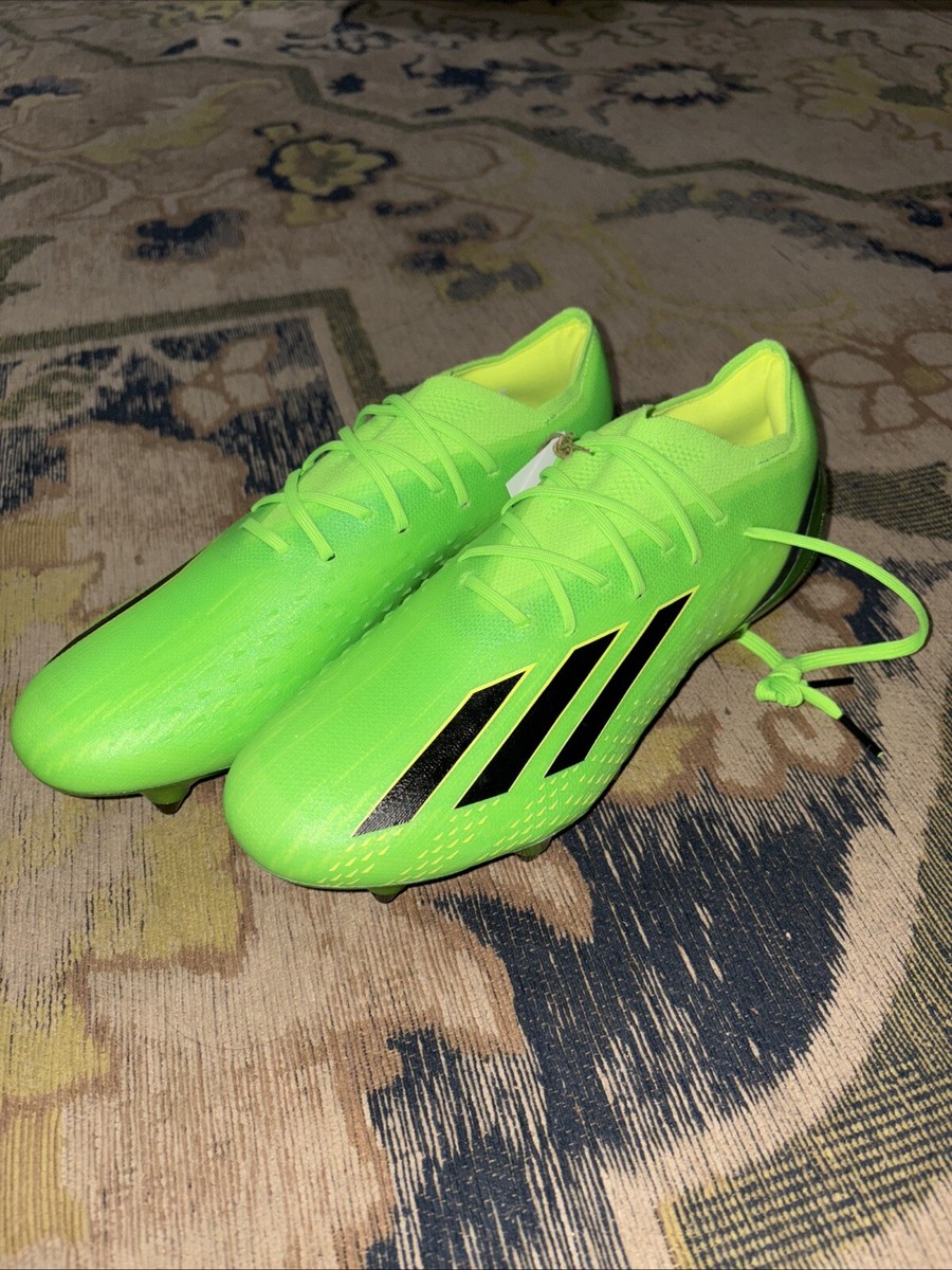 Adidas X Speedportal.1 SG Soccer Shoes, Size 8, Solar Green
