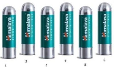 6PC, HIMALAYA Kajal Eye Definer Extra Smooth Cool Eyes,Black 1gm