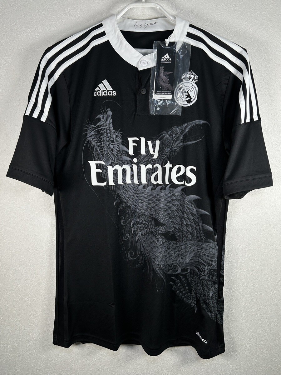 BNWT 2014-15 Real Madrid Third Kit Yohji Yamamoto Dragon adidas