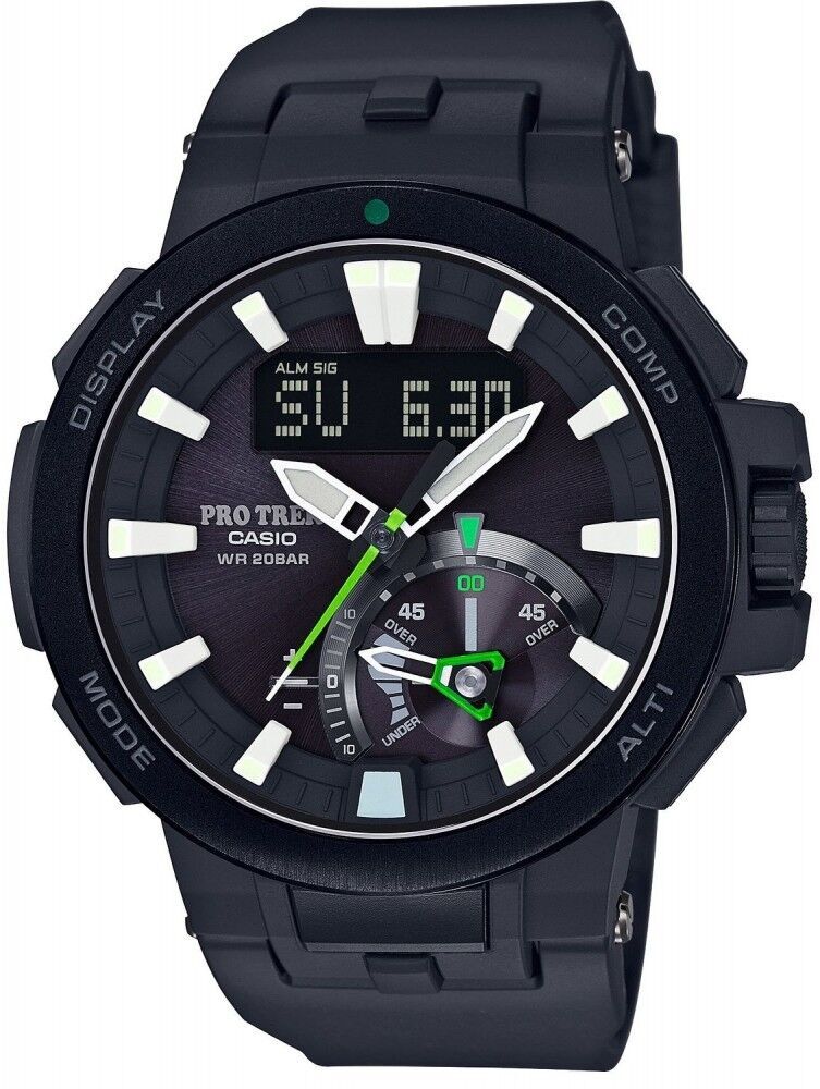 Casio Pro Trek PRW-7000-1AJF Men's Black Watch for sale online | eBay