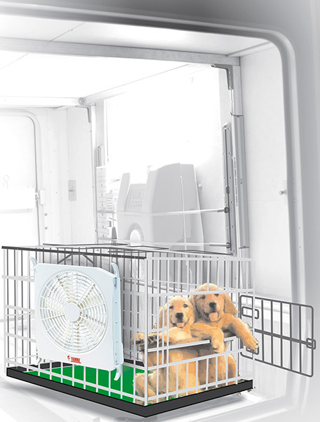 for Hiace 200 series Fiamma Turbo Kit 12V fan - side window - gets