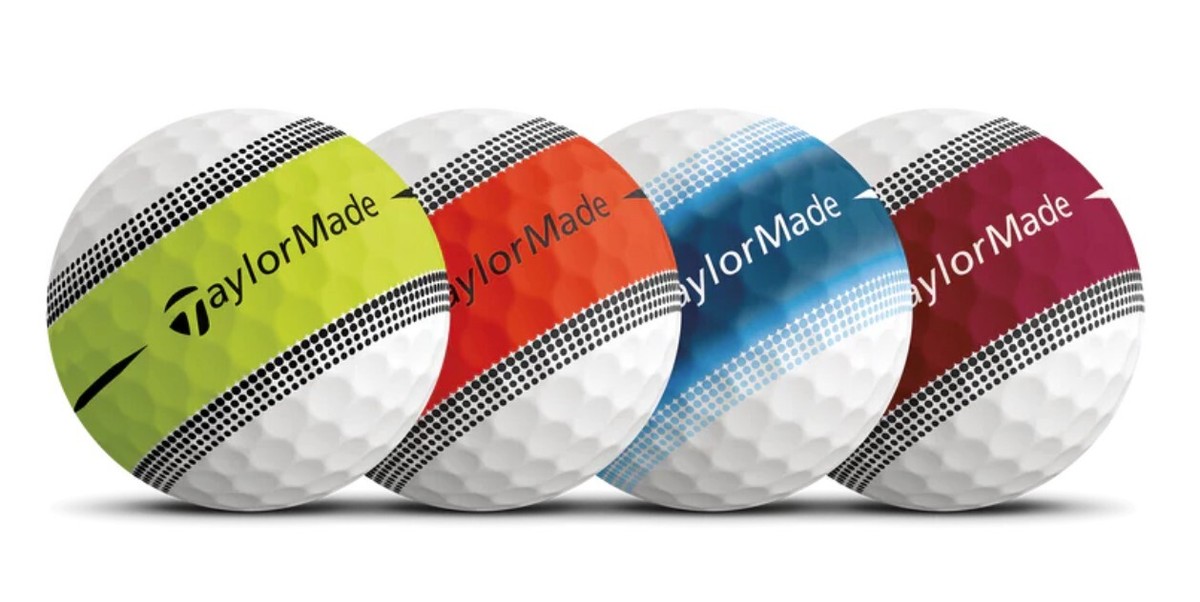 NEW Taylormade Tour Response Stripe Practice OVERRUN Golf Balls