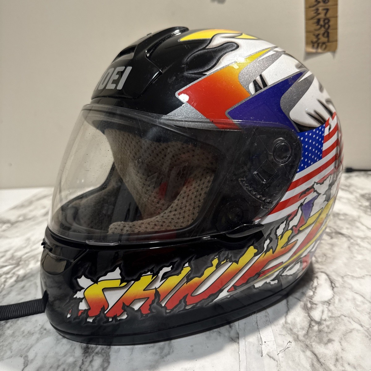 Shoei RF-800 Motorcycle Helmet Size L American Flag | eBay