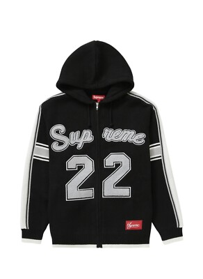 Supreme 2022 Sport Zip up Hooded Sweater, Black size Large DSWT | eBay